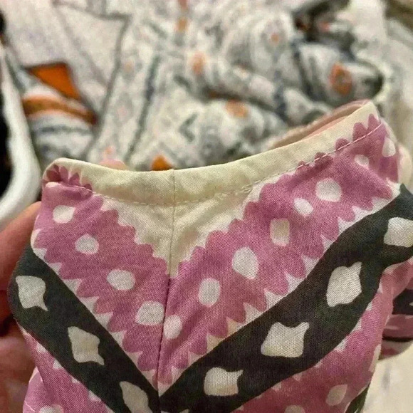 Free People White, Purple & Gray Spaghetti Strap Mini Dress/Top Size XS  - Picture 10 of 10